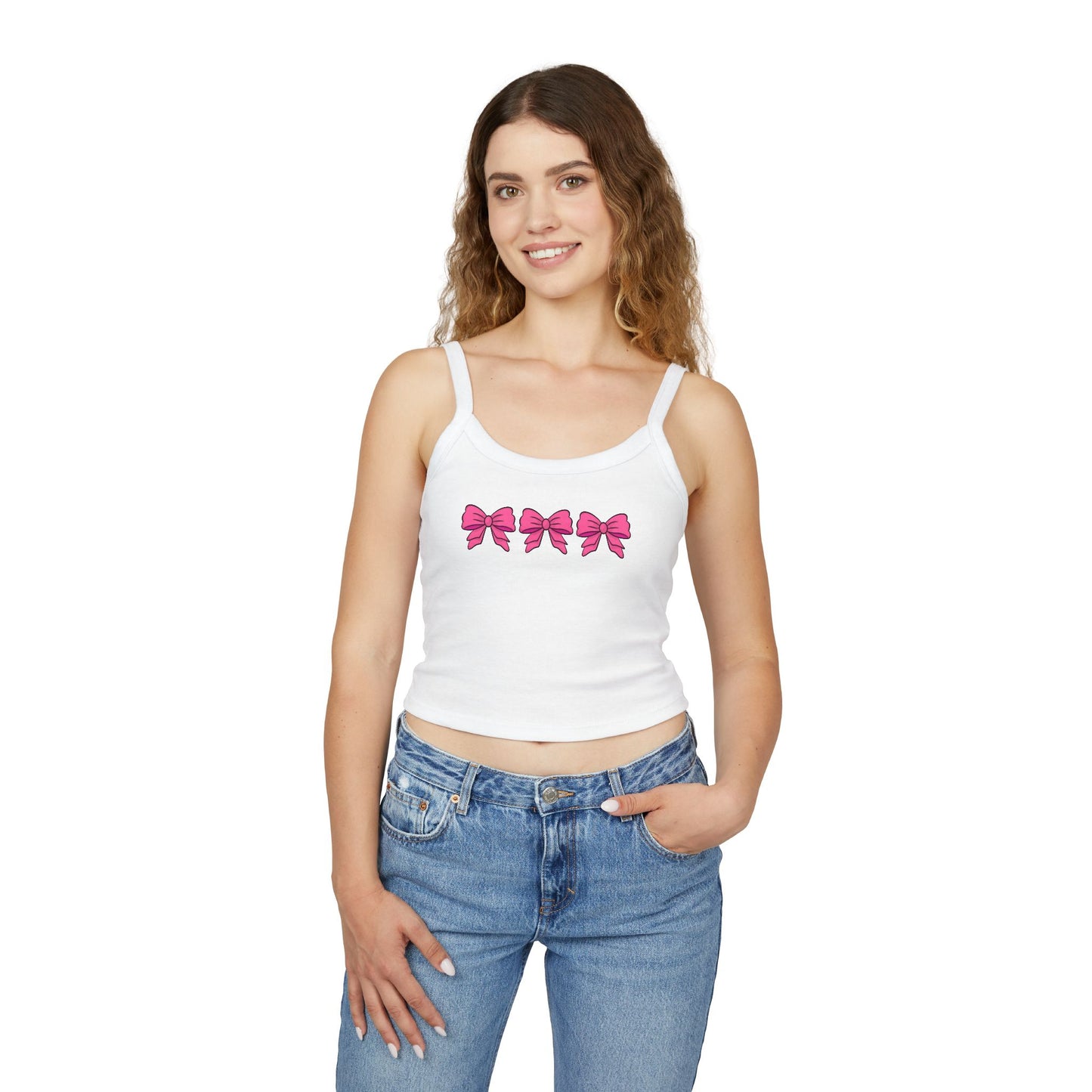 Pink Bow Tank Top
